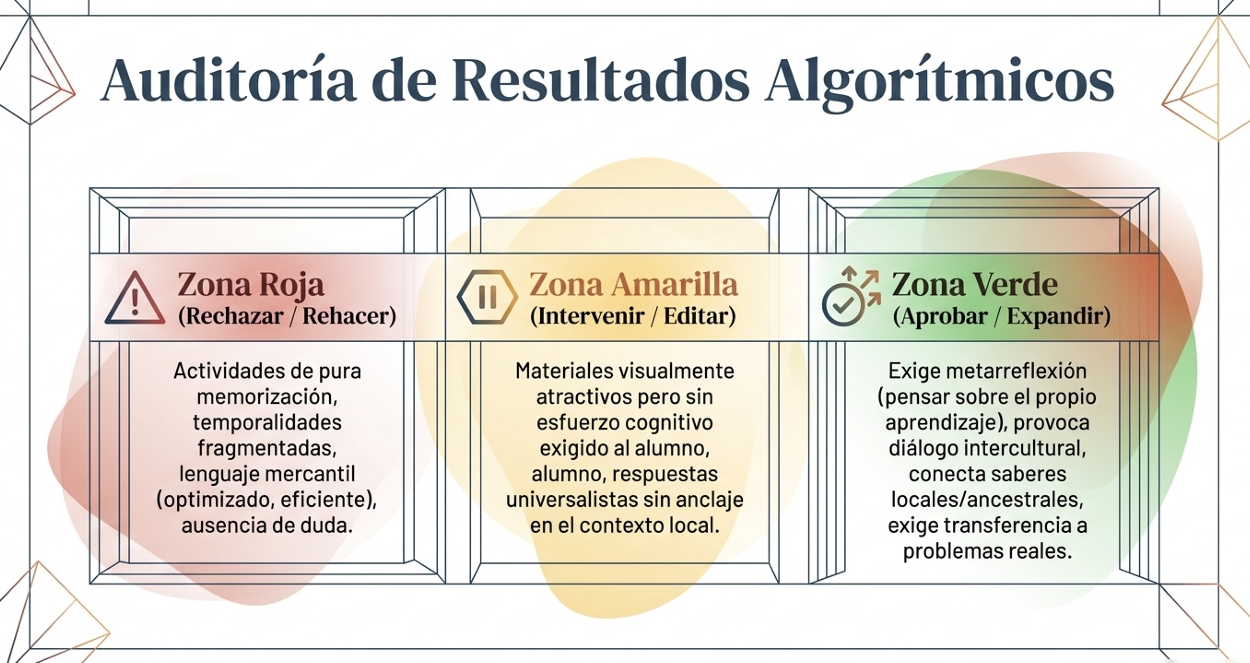 Se vincula con el dilema de la ética institucional. ¿Qué estamos permitiendo que la IA "vea" y decida por nosotros en los procesos de evaluación?
