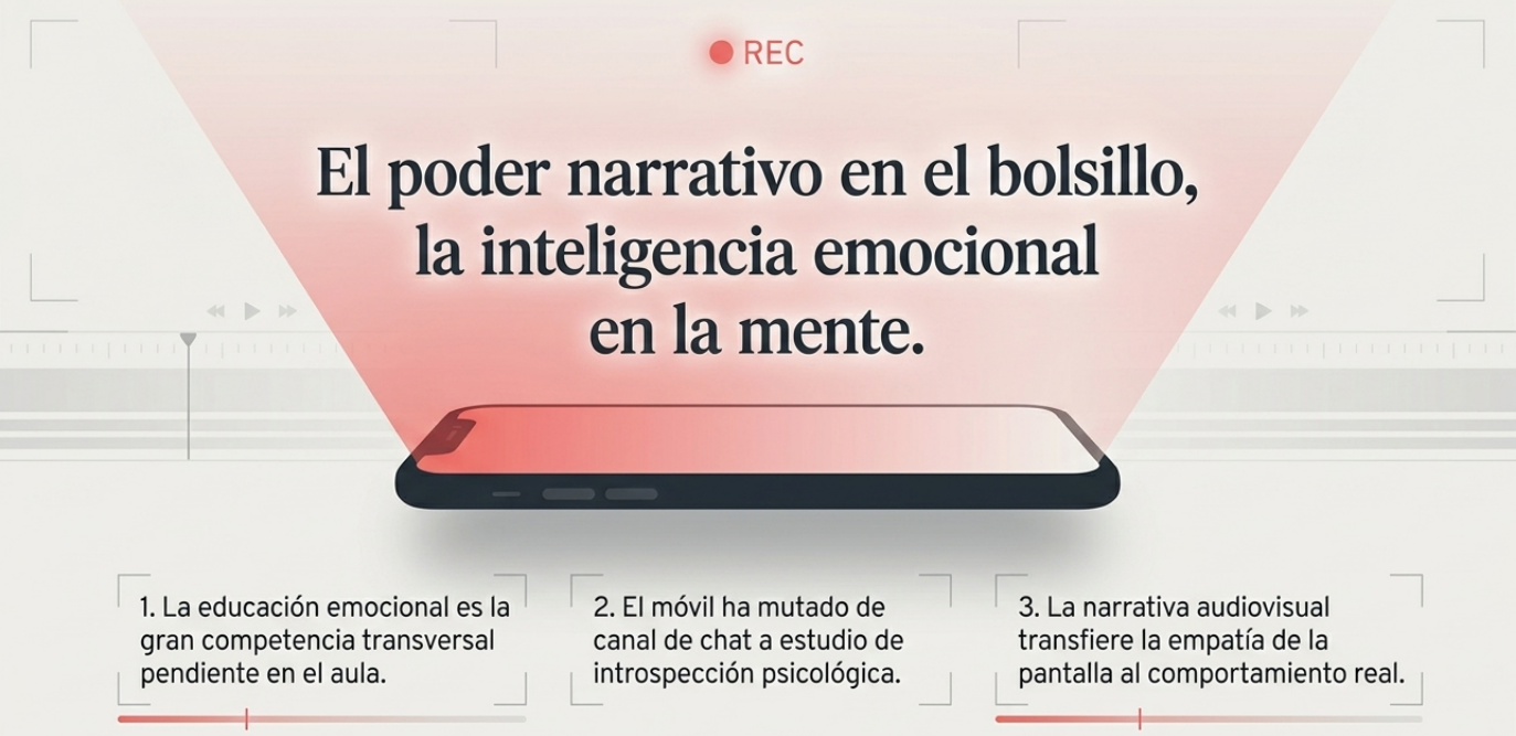 Metáfora de la curaduría de contenido y Big Data. El personaje camina sobre una plataforma que flota en un océano de datos. Representa la habilidad del docente para navegar en la infoxicación y extraer valor pedagógico.