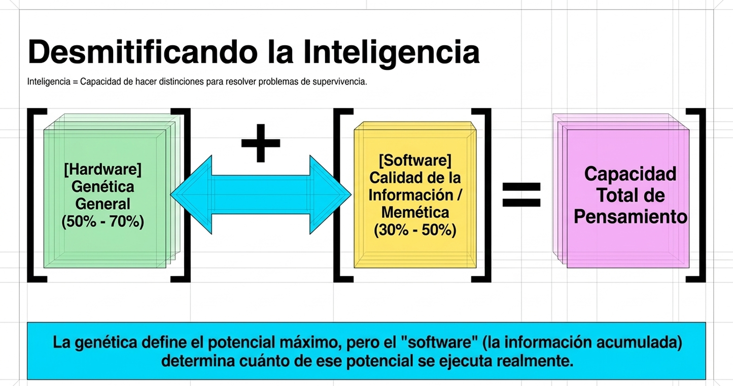Simboliza la hiperconectividad. Representa cómo el aprendizaje individual se convierte en un pulso dentro de un cerebro global, donde la trascendencia es compartida.