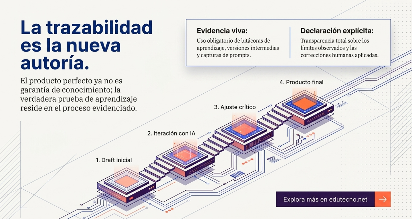 Dilema de la vigilancia vs. la cultura ética. Representa la tendencia institucional a usar tecnología de monitoreo invasivo para asegurar la honestidad. El desafío es: ¿buscamos forzar la integridad mediante el control externo ("el ojo que vigila") o preferimos construir una cultura de confianza donde el alumno elija la honestidad por convicción propia?