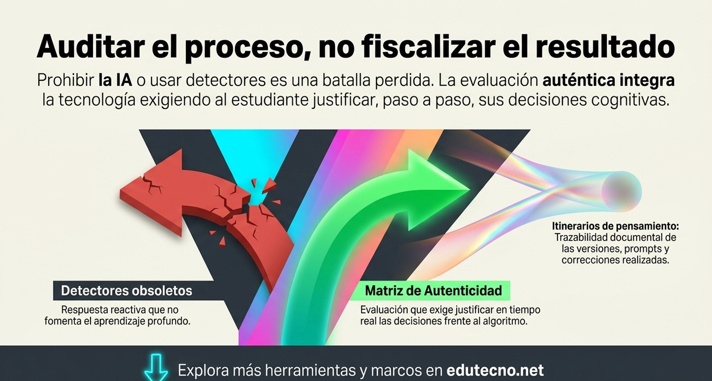 La vigilancia vs. la confianza. En lugar de actuar como fiscales de un producto final, las instituciones deben auditar los "itinerarios de pensamiento", premiando la trazabilidad de los prompts y las correcciones realizadas sobre el algoritmo.