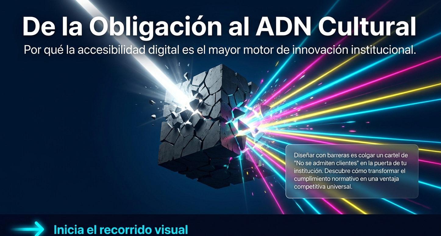 El dilema aquí es la brecha entre la intención y la ejecución: una institución puede decir que es "inclusiva", pero si sus documentos técnicos no son legibles para un lector de pantalla, esa confianza se rompe. La guía actúa como un contrato de buena fe para recuperar la credibilidad ante estudiantes con discapacidad.
