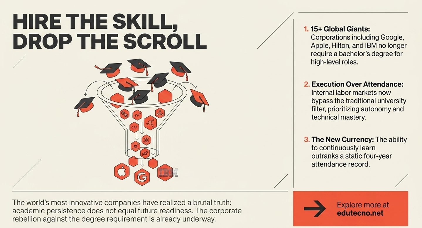 This image depicts layers of strategic planning. The trust dilemma is broken promises. When educational leaders build strategies that ignore the rise of AI and the changing labor market, they are essentially promising a future to students that no longer exists. Trust is fundamentally broken when the "passport" the institution sells (the degree) is not accepted in the destination (the modern workplace).
